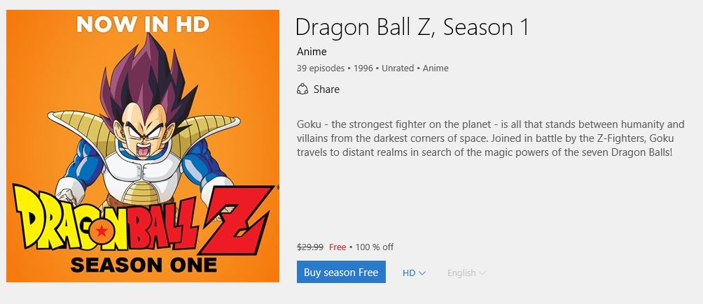 Dragon ball z season 1 free streaming