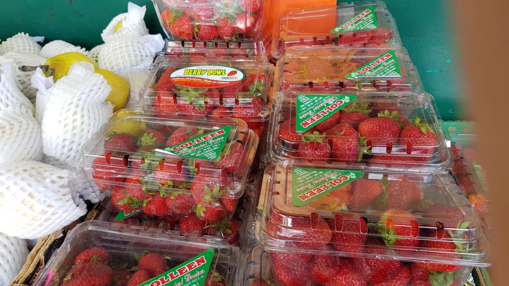 pack of strawberries